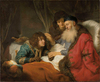 Govert Flinck Ishak Yakub'u Kutsarken Kanvas Tablo