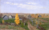 Golden Autumn Slobodka by Isaac Levitan