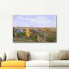 Isaac Levitan Golden Autumn Slobodka Art Print
