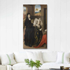 Isabella of Portugal with Saint Elisabeth by Petrus Christus as Fine Art Print