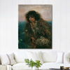 Italian Fisherman Child by Anton Romako as Art Print