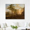 Italienische Landschaft am Abend by Jan Both as Fine Art Print