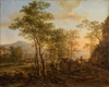 Italienische Landschaft am Abend by Jan Both