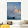 Ayvazovsky İstanbul'da Kayıklar Kanvas Tablo