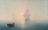 Ayvazovsky Yelkenliler Kanvas Tablo