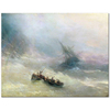 Ayvazovsky Kurtarma Sandalında Kanvas Tablo
