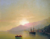 Ivan Aivazovsky Demir Atmış Gemiler Kanvas Tablo