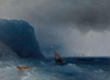 Ships in the Stormy Sea by Ivan Aivazovsky