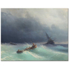 Ayvazovsky Denizde Fırtına Kanvas Tablo