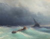 Ayvazovsky Denizde Fırtına Kanvas Tablo