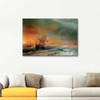 Ivan Aivazovsky Storm over Evpatoria Art Print