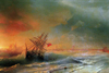 Storm over Evpatoria by Ivan Aivazovsky