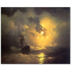 Ivan Ayvazovski Gece Fırtınası Kanvas Tablo