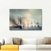 Ayvazovsky Sinop Savaşında Gemiler Kanvas Tablo