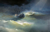 Ayvazovsky Fırtınaya Yakalanmış Mary Kanvas Tablo