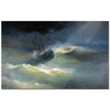 Ayvazovsky Fırtınaya Yakalanmış Mary Kanvas Tablo