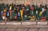 The Migrants Kept Coming by Jacob Lawrence
