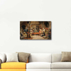 Jose Benlliure Gil Inside a Coffee House Tunis Art Print
