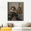Judith Leyster Flüt Çalan Çocuk Kanvas Tablo