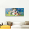 Jules Cheret Women And Children Gathering Flowers Art Print