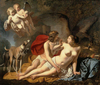 Caesar van Everdingen Jüpiter ve Callisto Kanvas Tablo