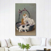 Katzen Im Korb by Sophie Sperlich as Art Print