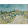 Kitchen gardens in Montmartre by Vincent van Gogh as Fine Art Print