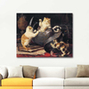 Kittens at Play by Charles van den Eycken as Fine Art Print