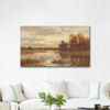 Kleine Moorlandschaft in der Dämmerung by Marie Egner as Art Print