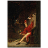 Young Man with Parrot by Konstantin Makovsky