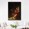 Konstantin Makovsky Young Man with Parrot Art Print