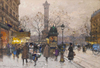 La Bastille by Eugene Galien Laloue as Fine Art Print