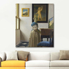 Lady Standing at a Virginal by Johannes Vermeer as Art Print
