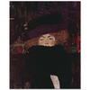 Lady with Hat and Feather Boa by Gustav Klimt