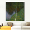 Lakeshore With Birches by Gustav Klimt as Fine Art Print