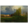 George Inness Manzara Etüdü Kanvas Tablo