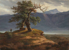 Landscape with a Wanderer by Thomas Fearnley as Fine Art Print