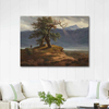 Landscape with a Wanderer by Thomas Fearnley as Fine Art Print