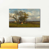 Landscape with Cows by Jules Dupre as Art Print