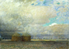 Landscape with Huts by Leopold von Kalckreuth