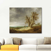 Landscape with Two Trees by Jan van Goyen as Fine Art Print