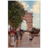 L'Arc de Triomphe Champs Elysees by Jean Beraud