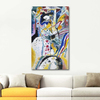 Wassily Kandinsky Edwin R. Campbell'in Duvarı İçin Büyük Etüd Kanvas Tablo