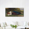 William Adolphe Bouguereau Dinlenmek Kanvas Tablo