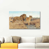 Lions on the Plains of Africa by Wilhelm Kuhnert as Fine Art Print