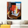 Louis Philippe Table With A Bottle And Glass by Roger de La Fresnaye as Fine Art Print