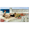 Love in Idleness by Sir Lawrence Alma Tadema as Fine Art Print