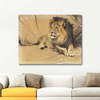 Lying Lion by Wilhelm Kuhnert as Fine Art Print