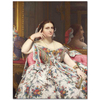 Jean Auguste Dominique Ingres Madam Moitessier Kanvas Tablo