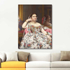 Jean Auguste Dominique Ingres Madam Moitessier Kanvas Tablo